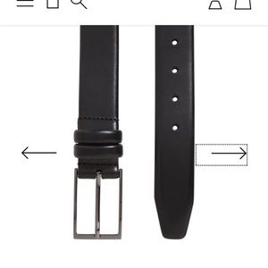Hugo Boss black leather belt